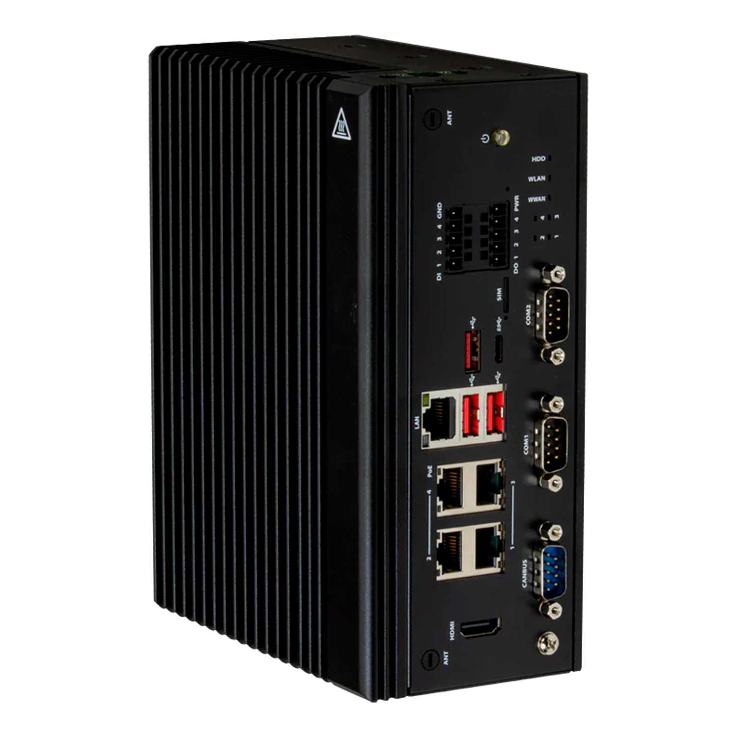 Compact fanless edge AI Platfm 8-core Jetson Orin NX Module